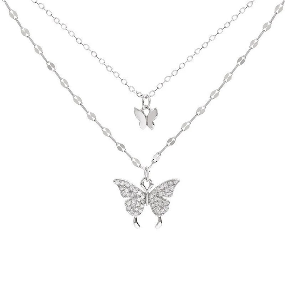 Exquisite Butterfly Clavicle Chain – Timeless & Gift