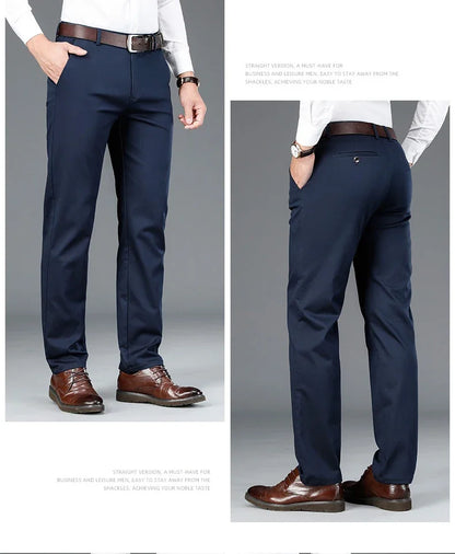 Men’s Bamboo Fiber Trousers – Year-Round Classic