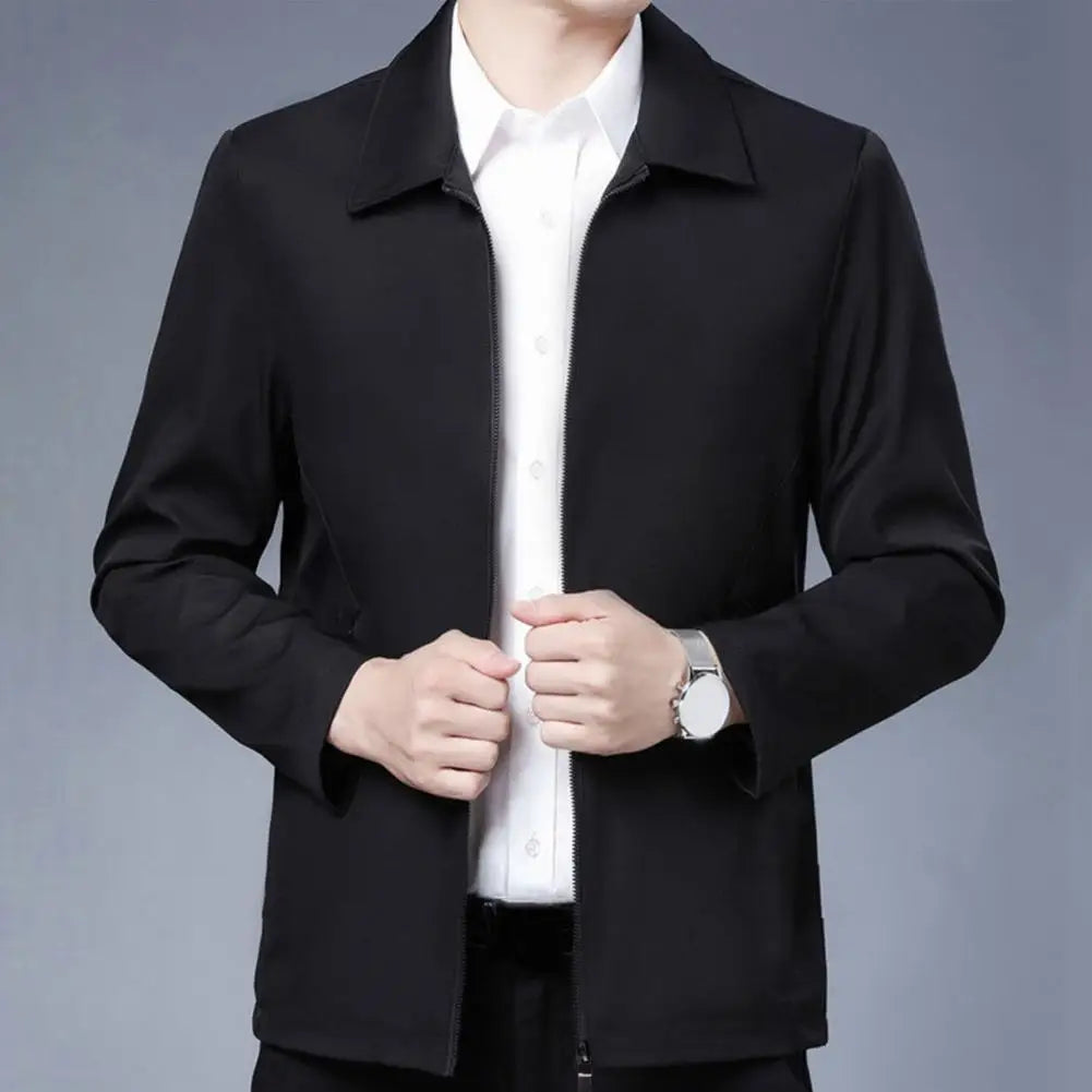 Mid-Age Formal Jacket – Refined Comfort & Style