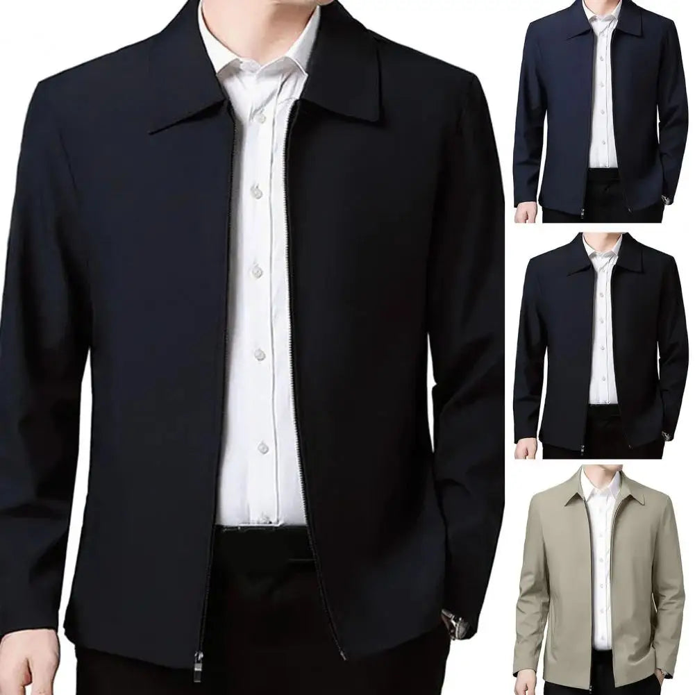 Mid-Age Formal Jacket – Refined Comfort & Style