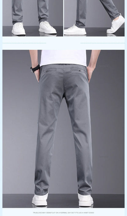 Men’s Bamboo Fiber Trousers – Lightweight & Breathable