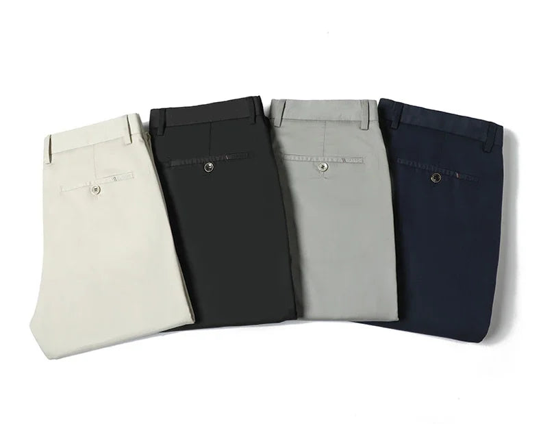 Men’s Bamboo Fiber Trousers – Year-Round Classic