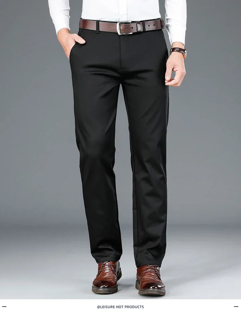 Men’s Bamboo Fiber Trousers – Year-Round Classic