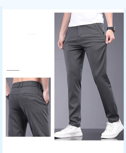 Men’s Bamboo Fiber Trousers – Lightweight & Breathable