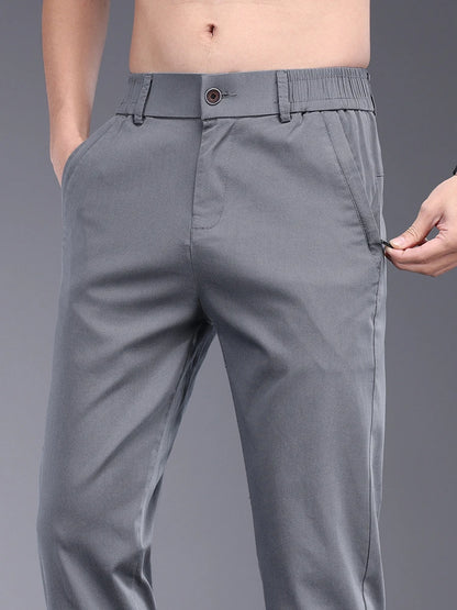 Men’s Bamboo Fiber Trousers – Lightweight & Breathable