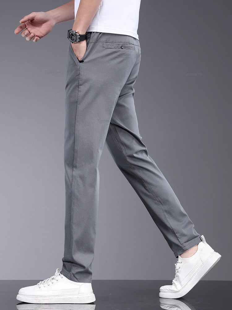 Men’s Bamboo Fiber Trousers – Lightweight & Breathable