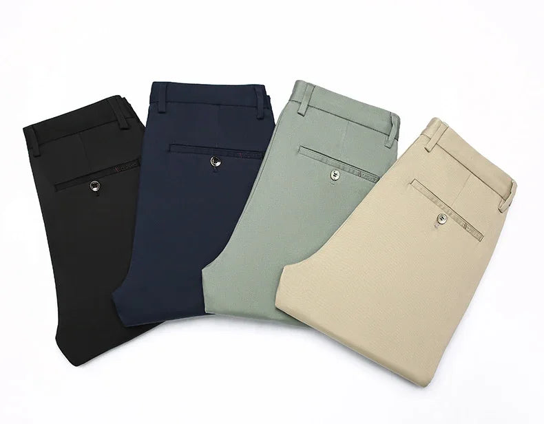 Men’s Bamboo Fiber Trousers – Year-Round Classic