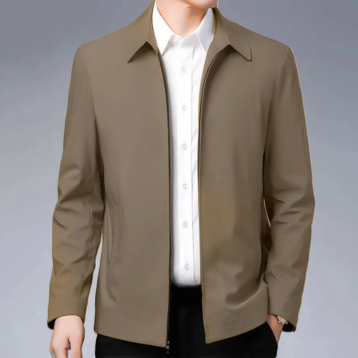 Mid-Age Formal Jacket – Refined Comfort & Style