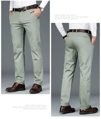 Men’s Bamboo Fiber Trousers – Year-Round Classic